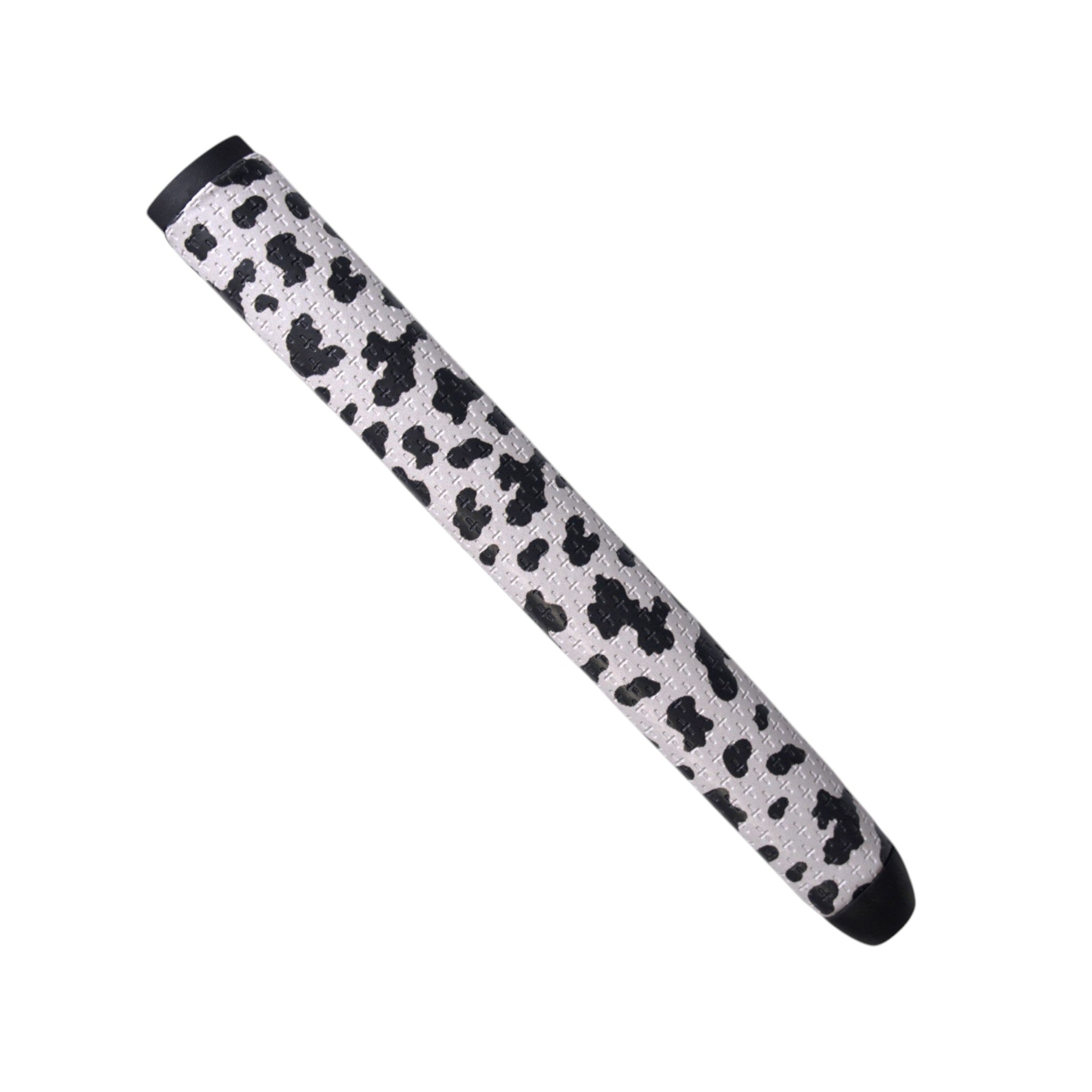 Cow Print Putter Grip | Midsize | Premium PU Material | Stable Feel | Golf | Black White Spotted