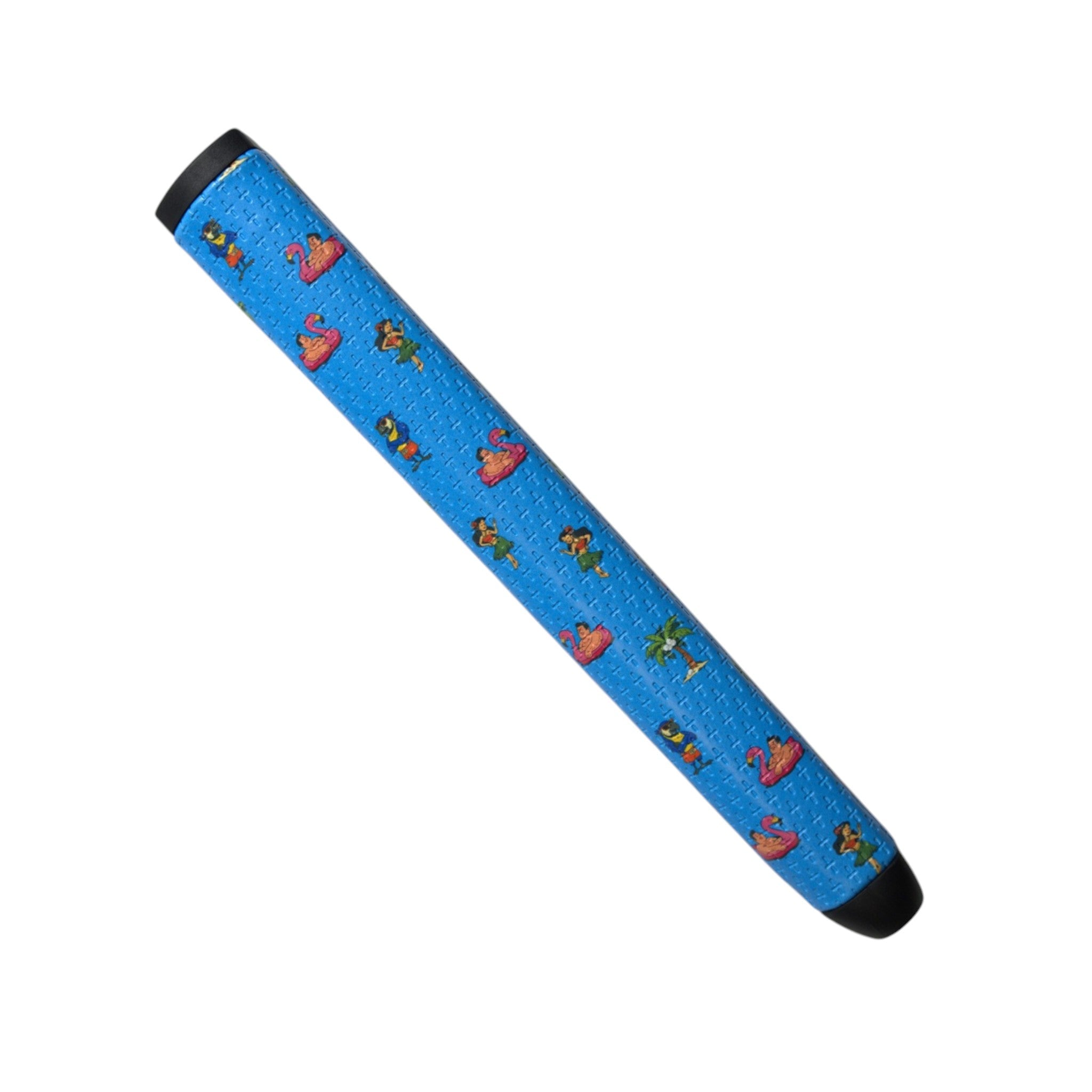 Beach Party Putter Grip | Midsize | Premium PU Material | Stable Feel | Golf | Palm Hula Parrot