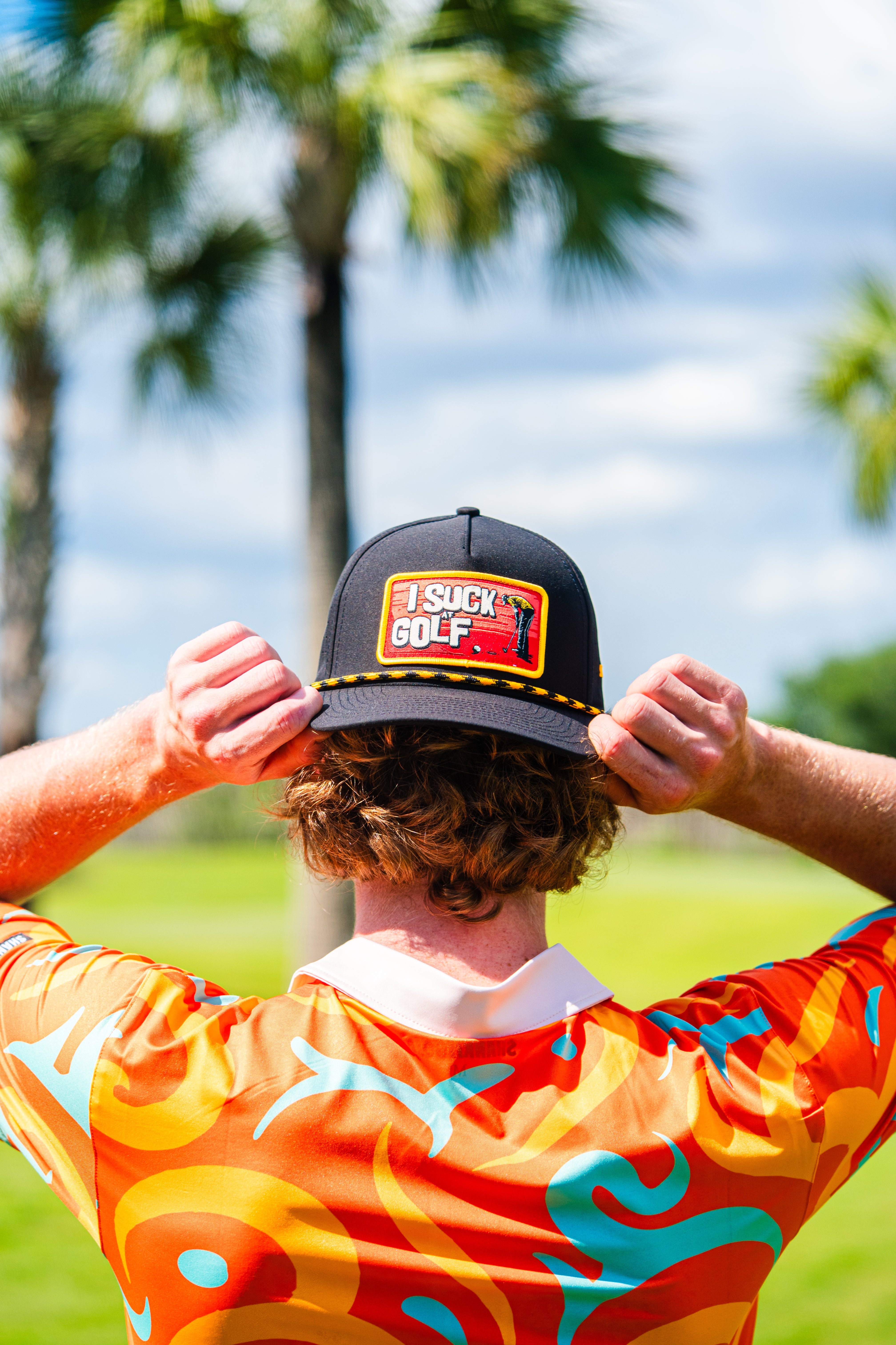 I Suck At Golf Hat