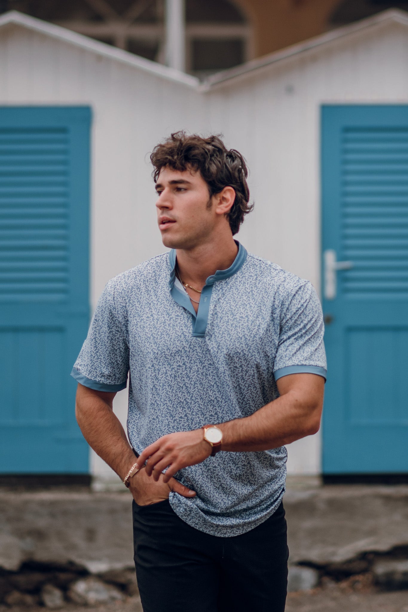 Catalyst Polo | Mantra Collar | Coral