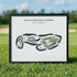 Dad Miller Golf Course, California - Printed Golf Course