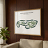 Dad Miller Golf Course, California - Printed Golf Course