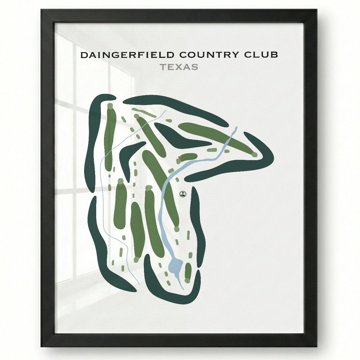 Daingerfield Country Club, Texas - Printed Golf Courses