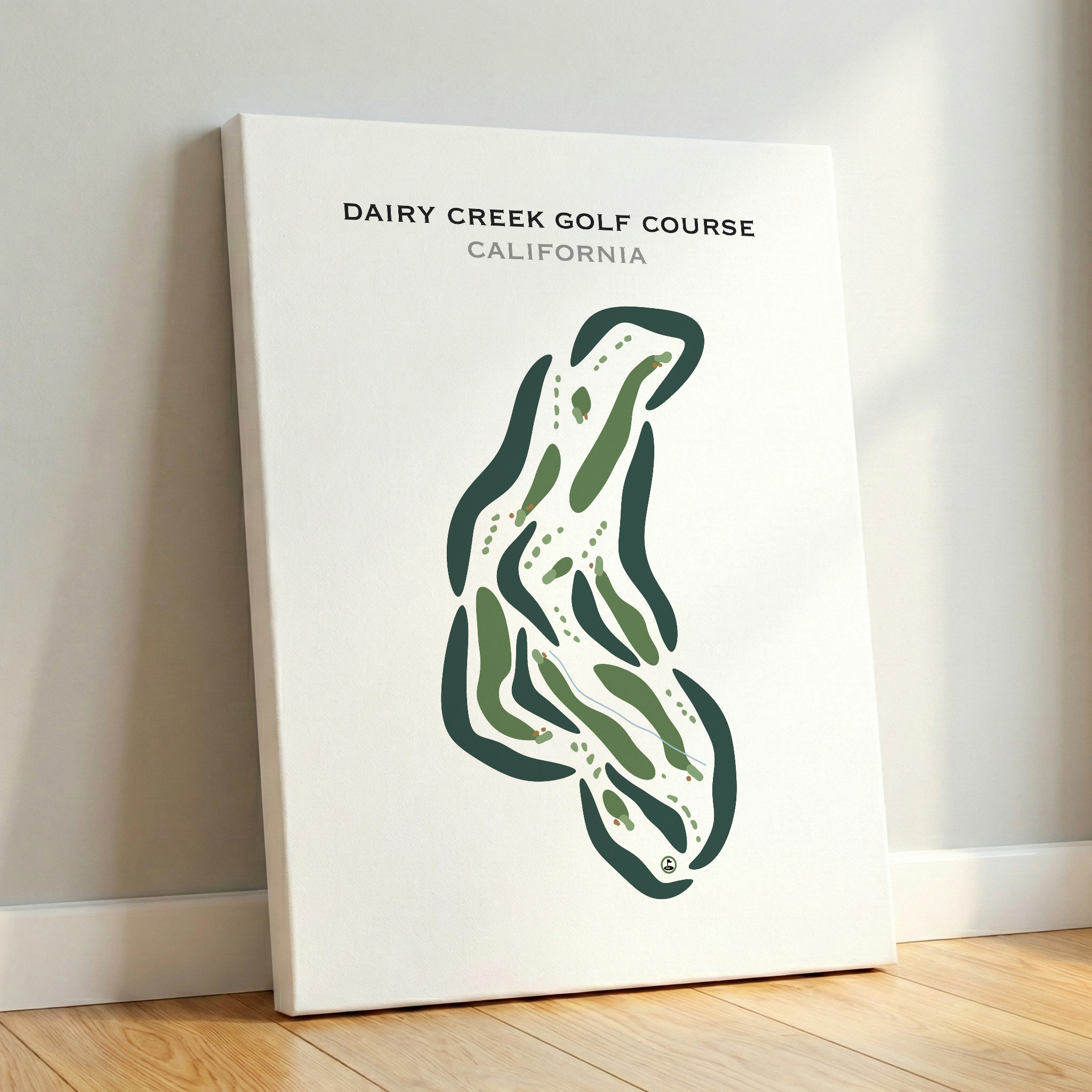 Dairy Creek Golf Course, California - Printed Golf Courses