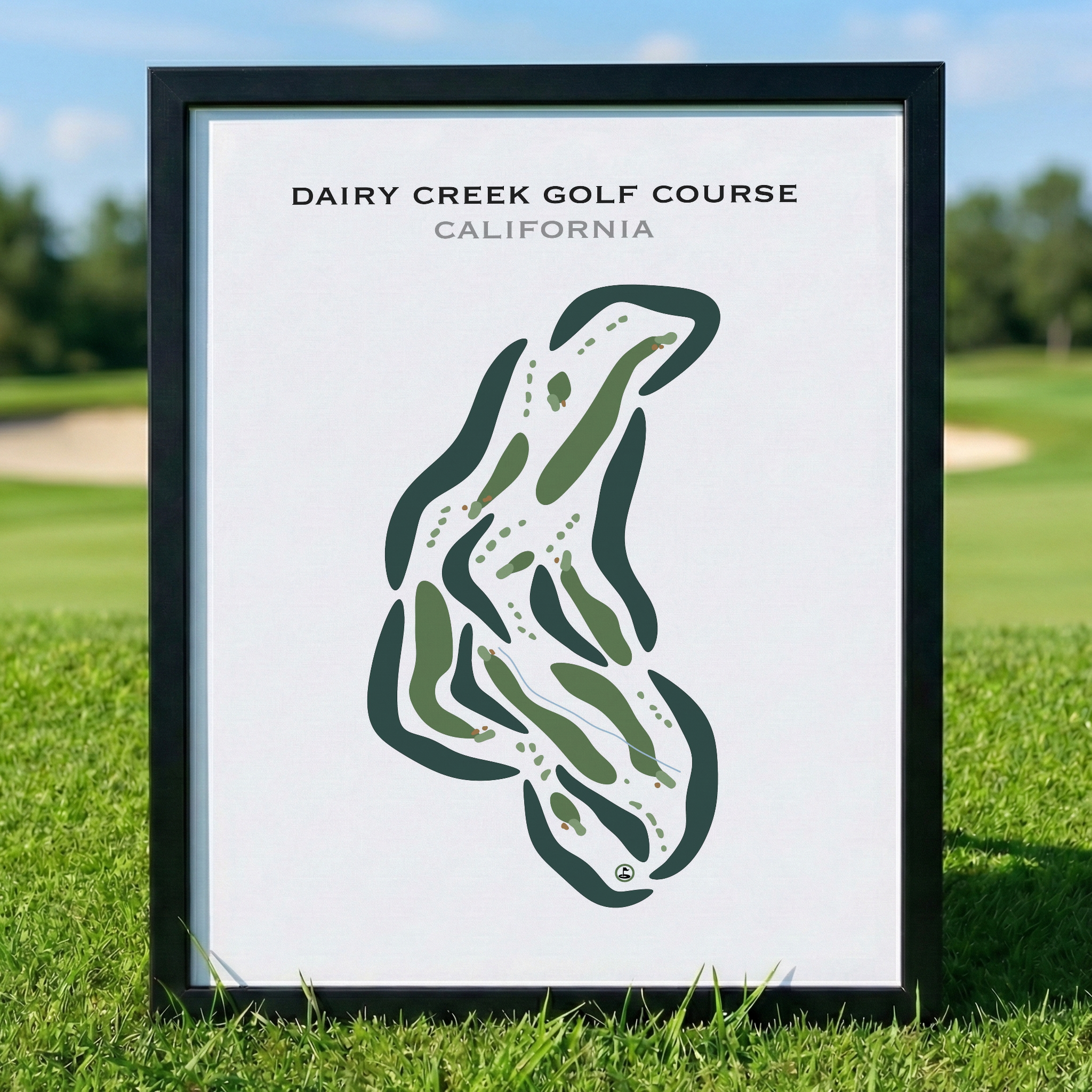 Dairy Creek Golf Course, California - Printed Golf Courses