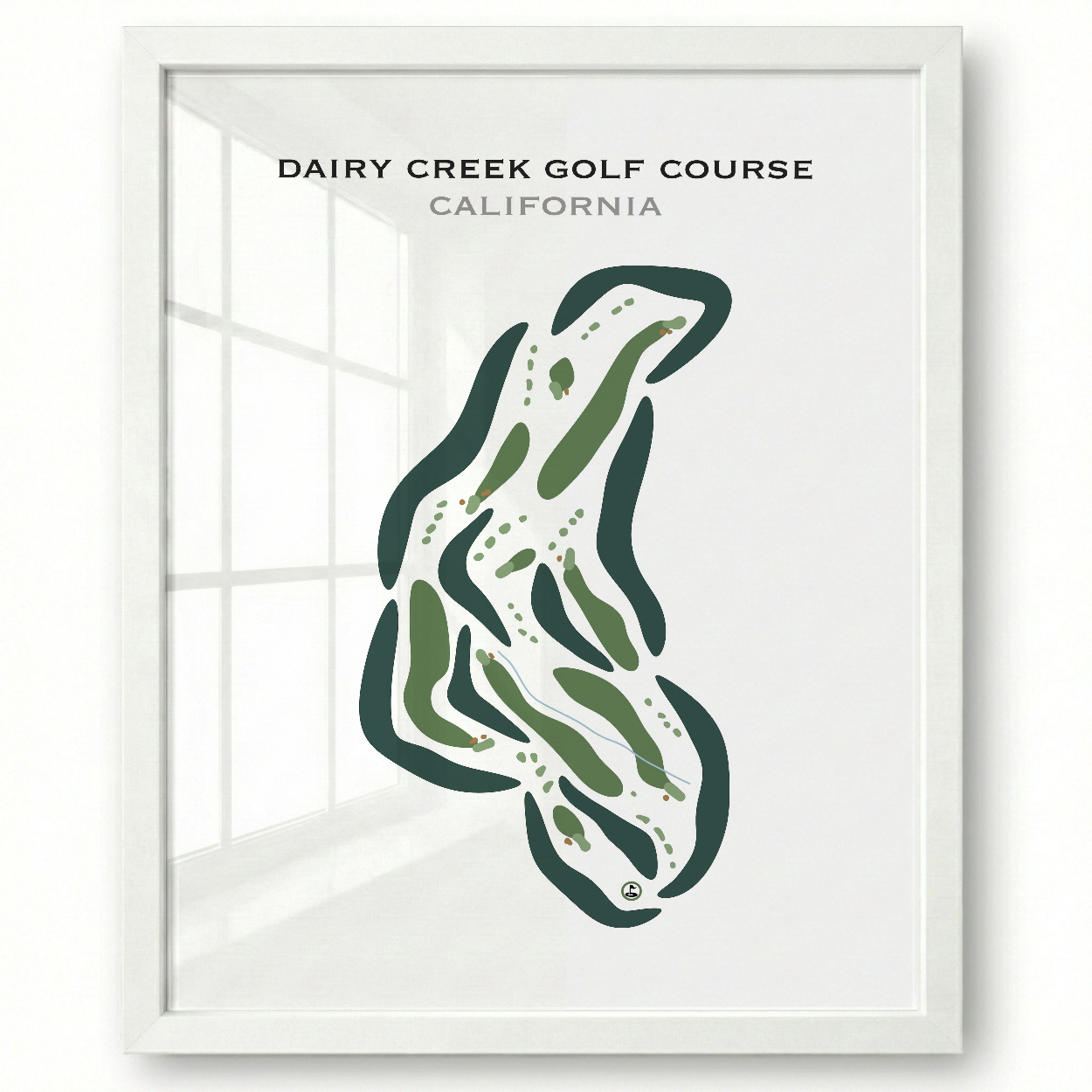 Dairy Creek Golf Course, California - Printed Golf Courses