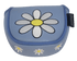 White Daisy Embroidered Mallet Putter Cover by ReadyGOLF