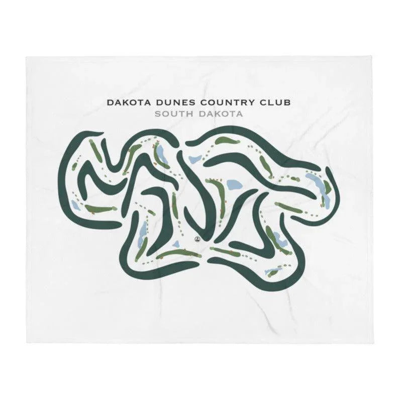 Dakota Dunes Country Club, South Dakota - Printed Golf Courses