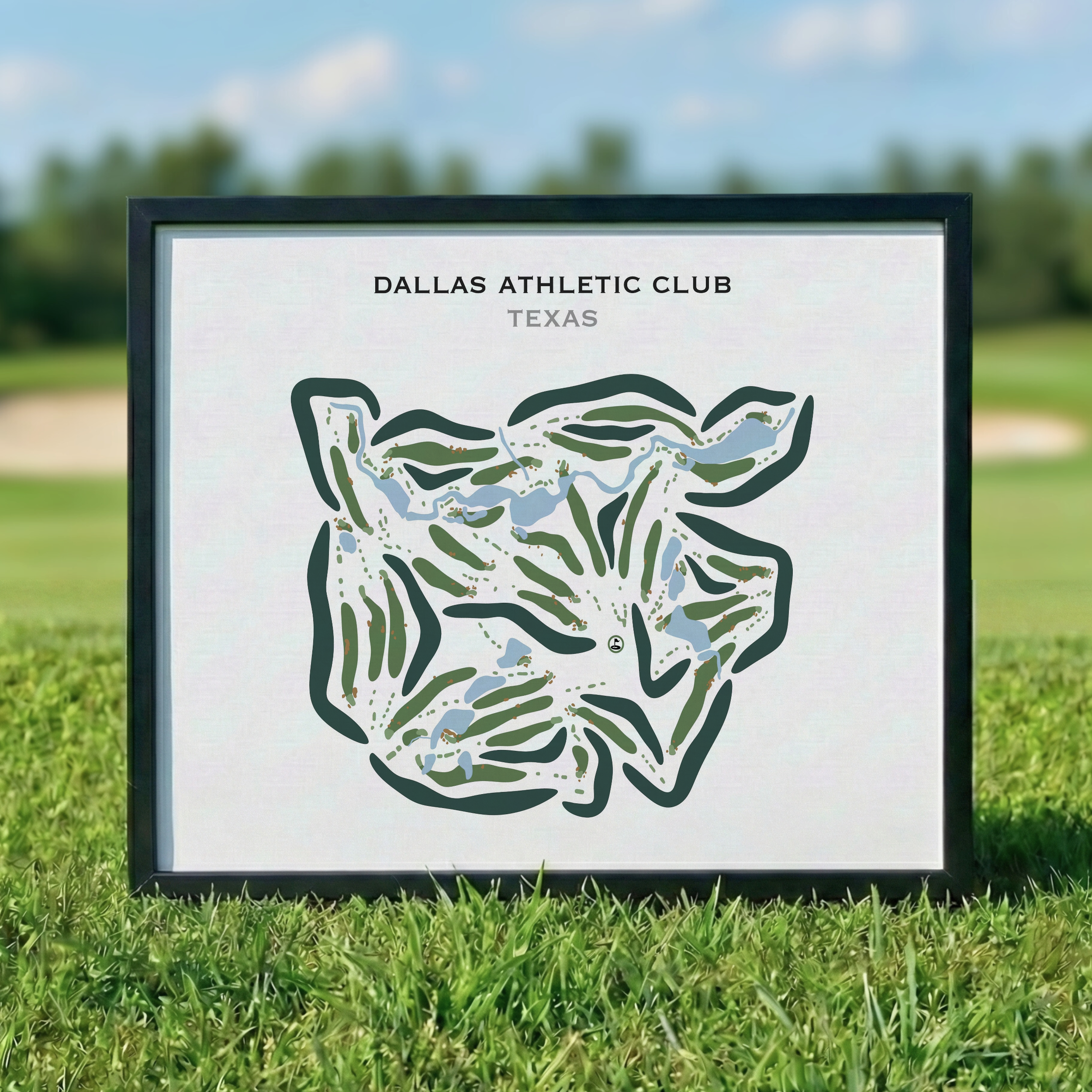 Dallas Athletic Club, Texas - Printed Golf Courses