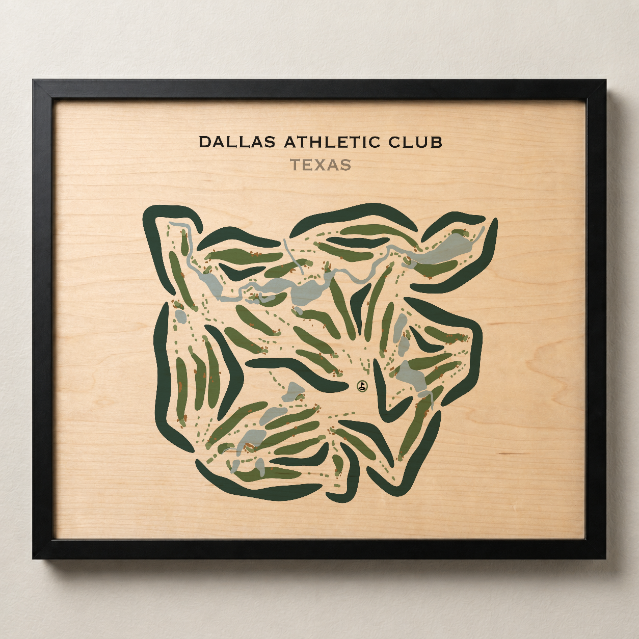 Dallas Athletic Club, Texas - Printed Golf Courses
