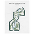 Dallas Country Club - Highland Park, Texas - Printed Golf Courses