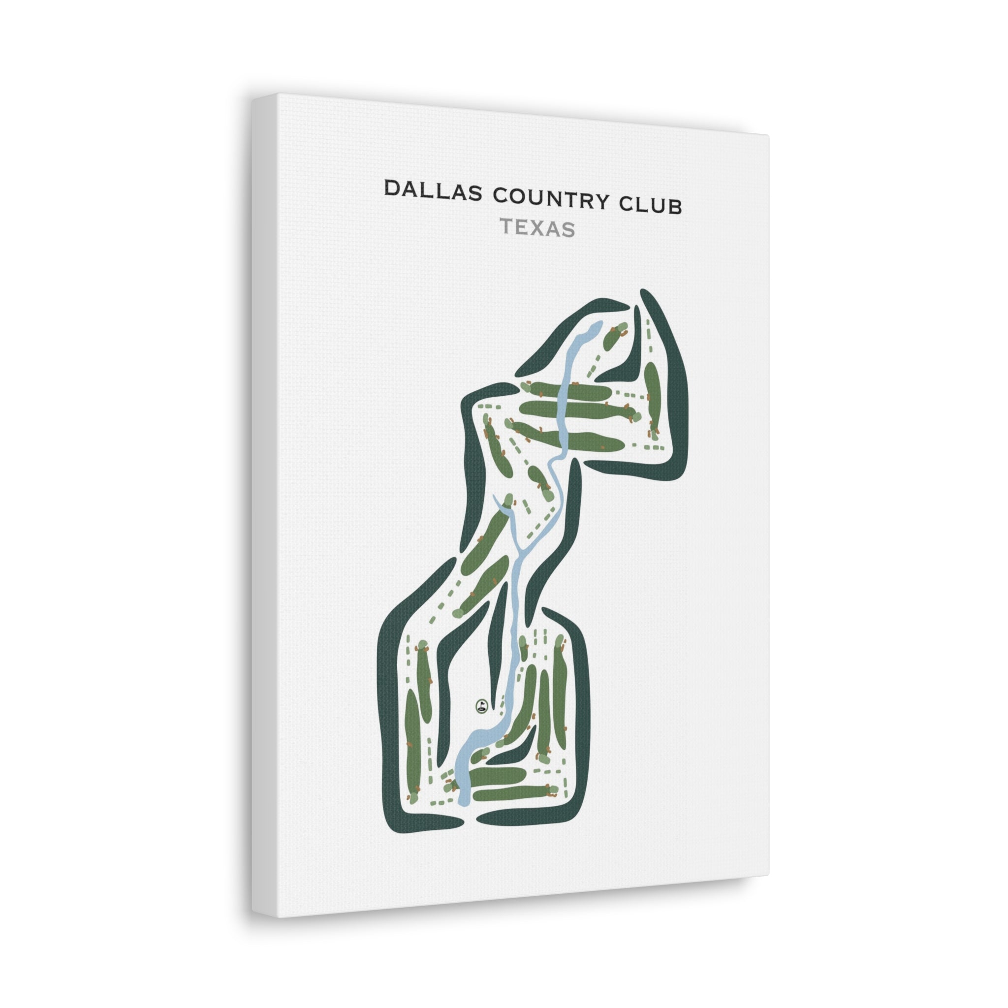Dallas Country Club - Highland Park, Texas - Printed Golf Courses