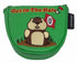 Dancing Gopher Green Embroidered Mallet Putter Cover by ReadyGOLF
