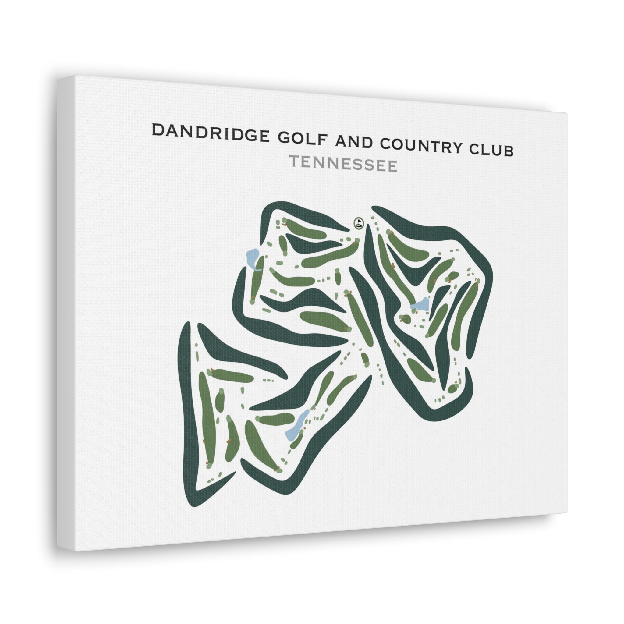 Dandridge Golf & Country Club, Tennessee - Printed Golf Courses
