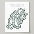 Daniel Island Golf Course, South Carolina - Printed Golf Courses