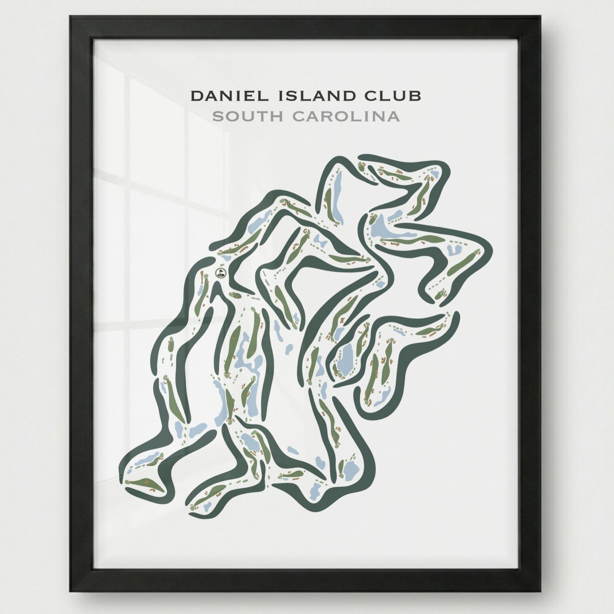 Daniel Island Golf Course, South Carolina - Printed Golf Courses