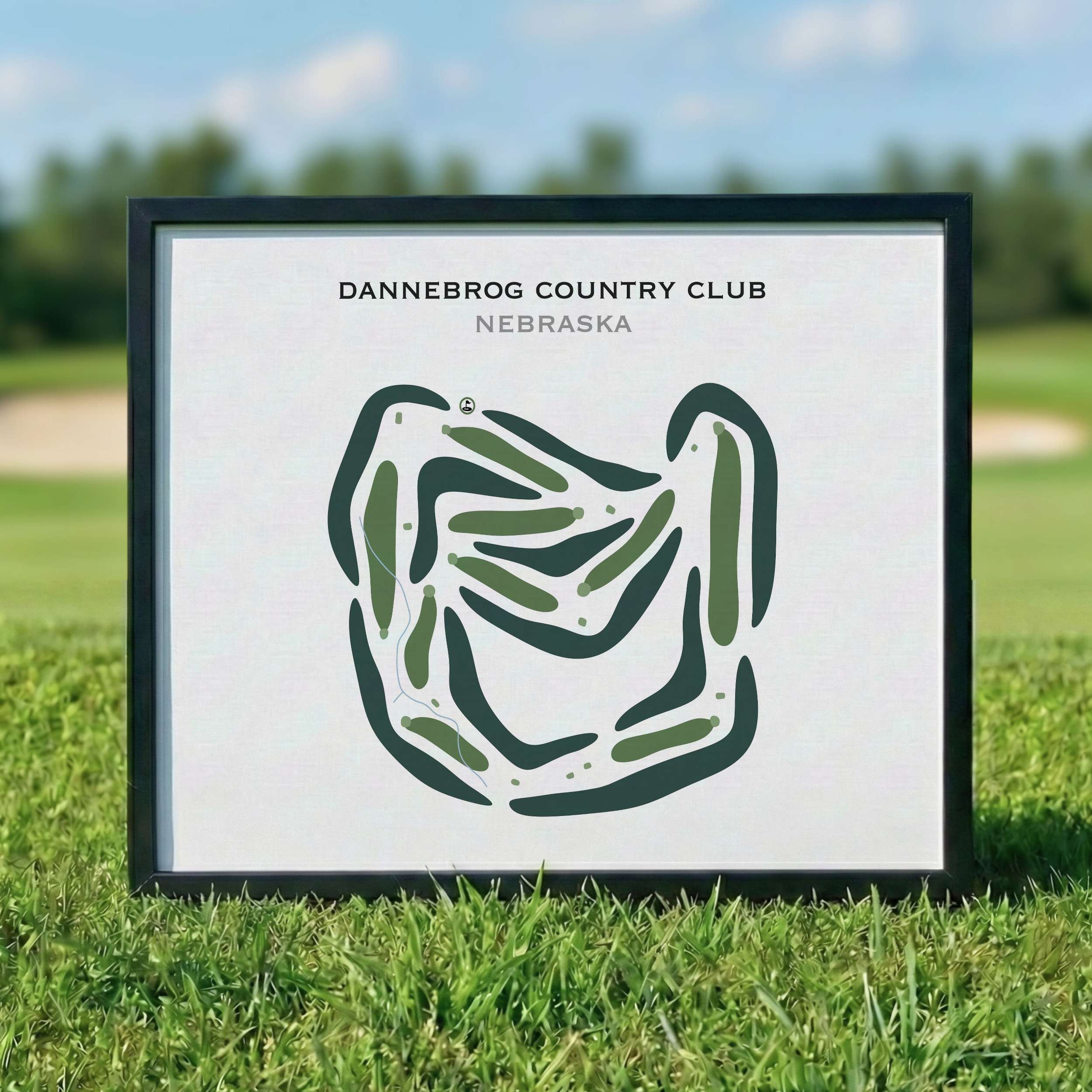 Dannebrog Country Club, Nebraska - Printed Golf Courses