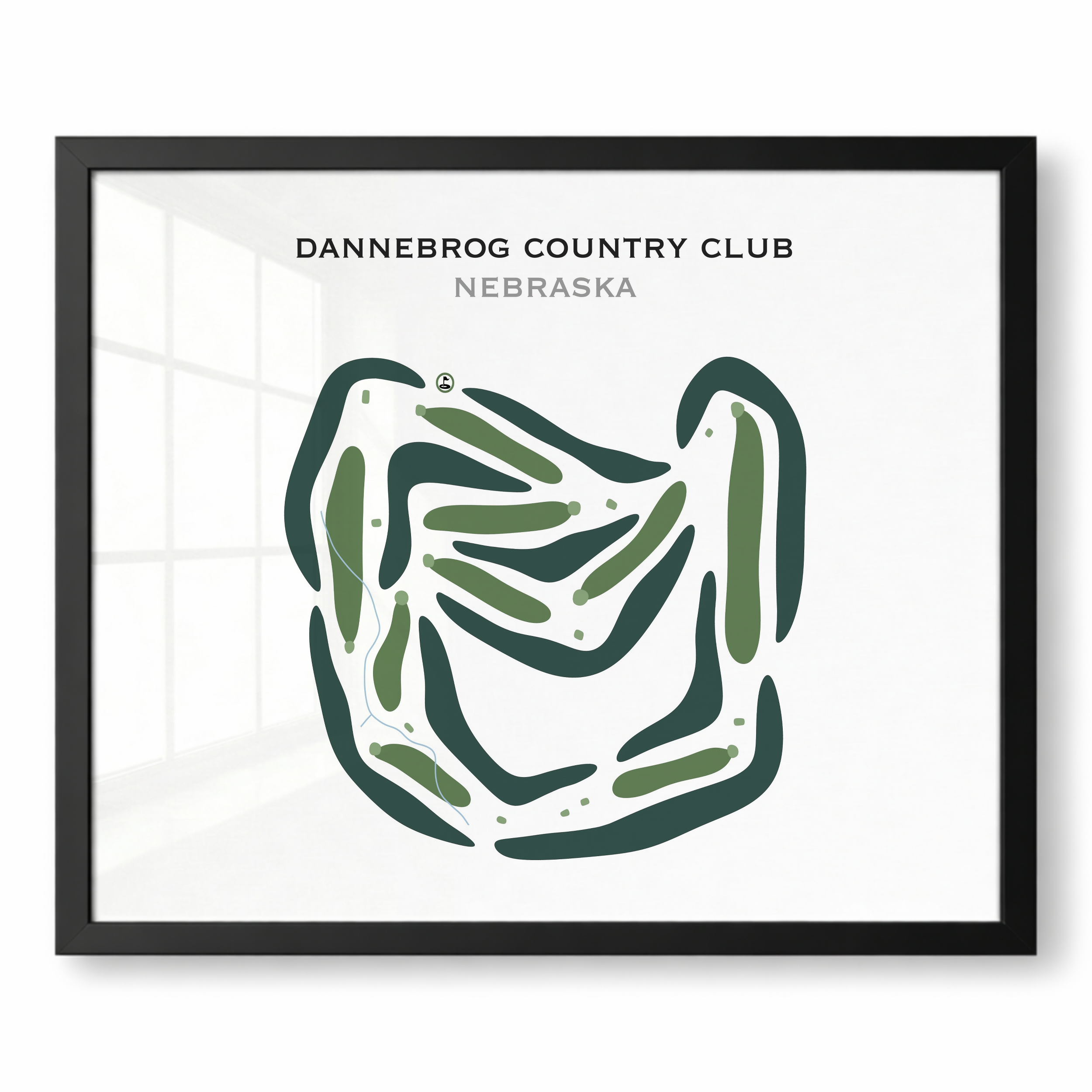 Dannebrog Country Club, Nebraska - Printed Golf Courses