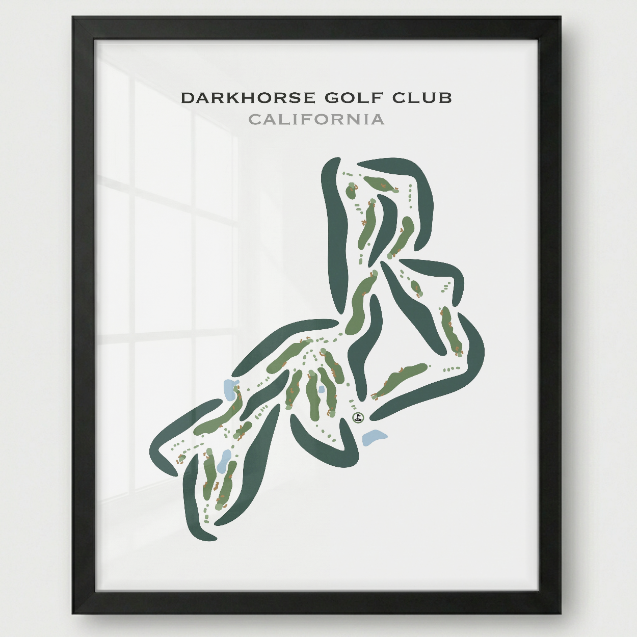 Darkhorse Golf Club, California - Printed Golf Courses