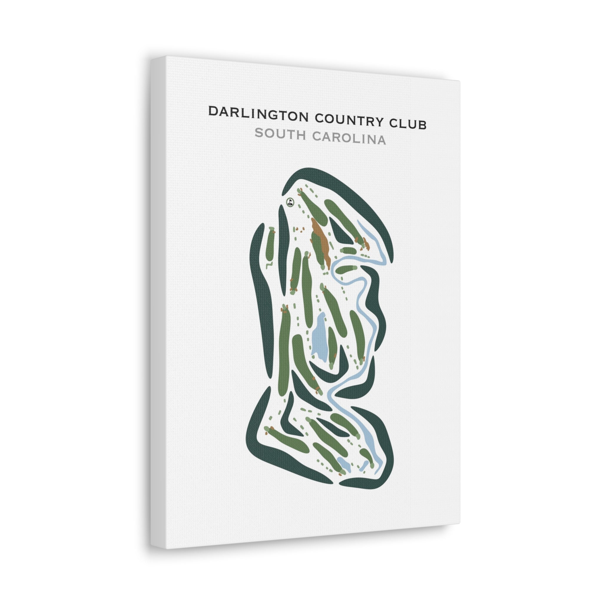 Darlington Country Club, South Carolina - Printed Golf Courses