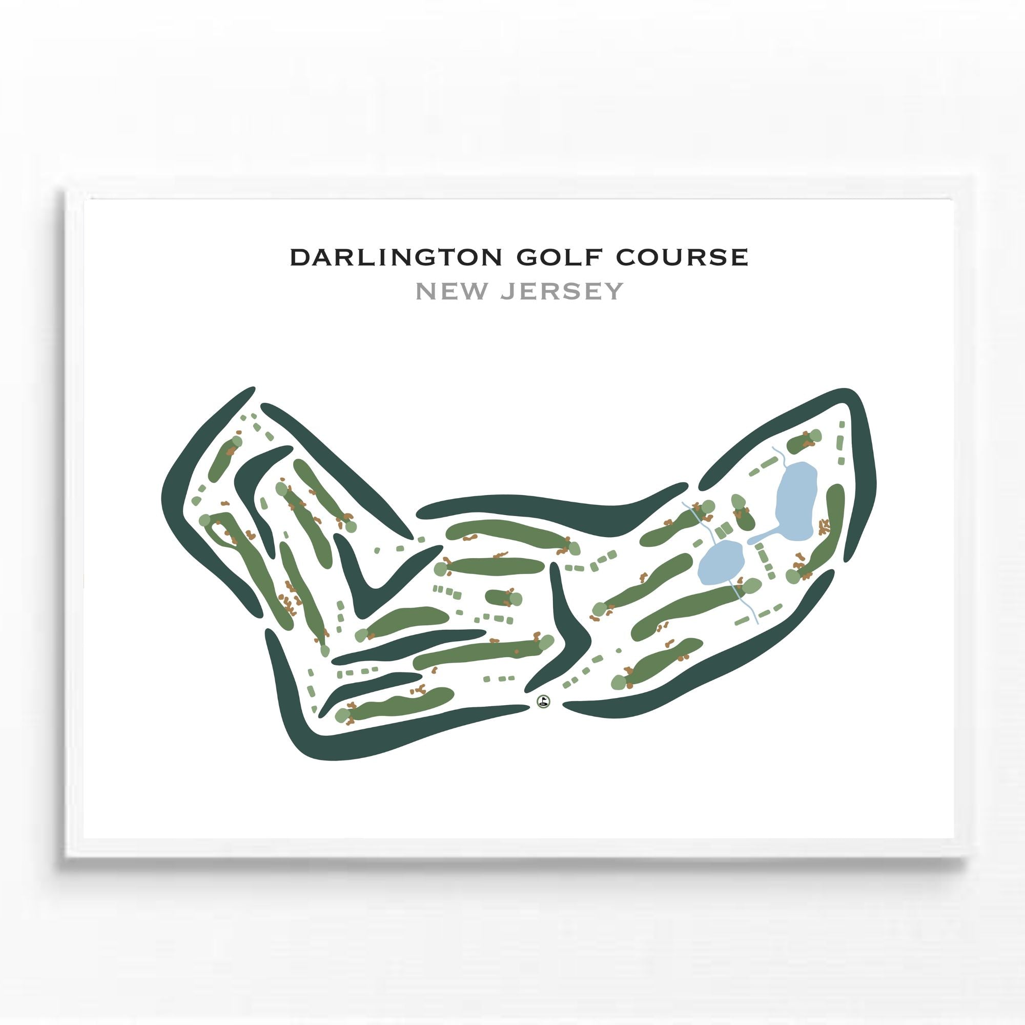 Darlington Golf Course, New Jersey - Printed Golf Courses