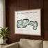 David L. Baker Memorial Golf Course, California - Printed Golf Courses