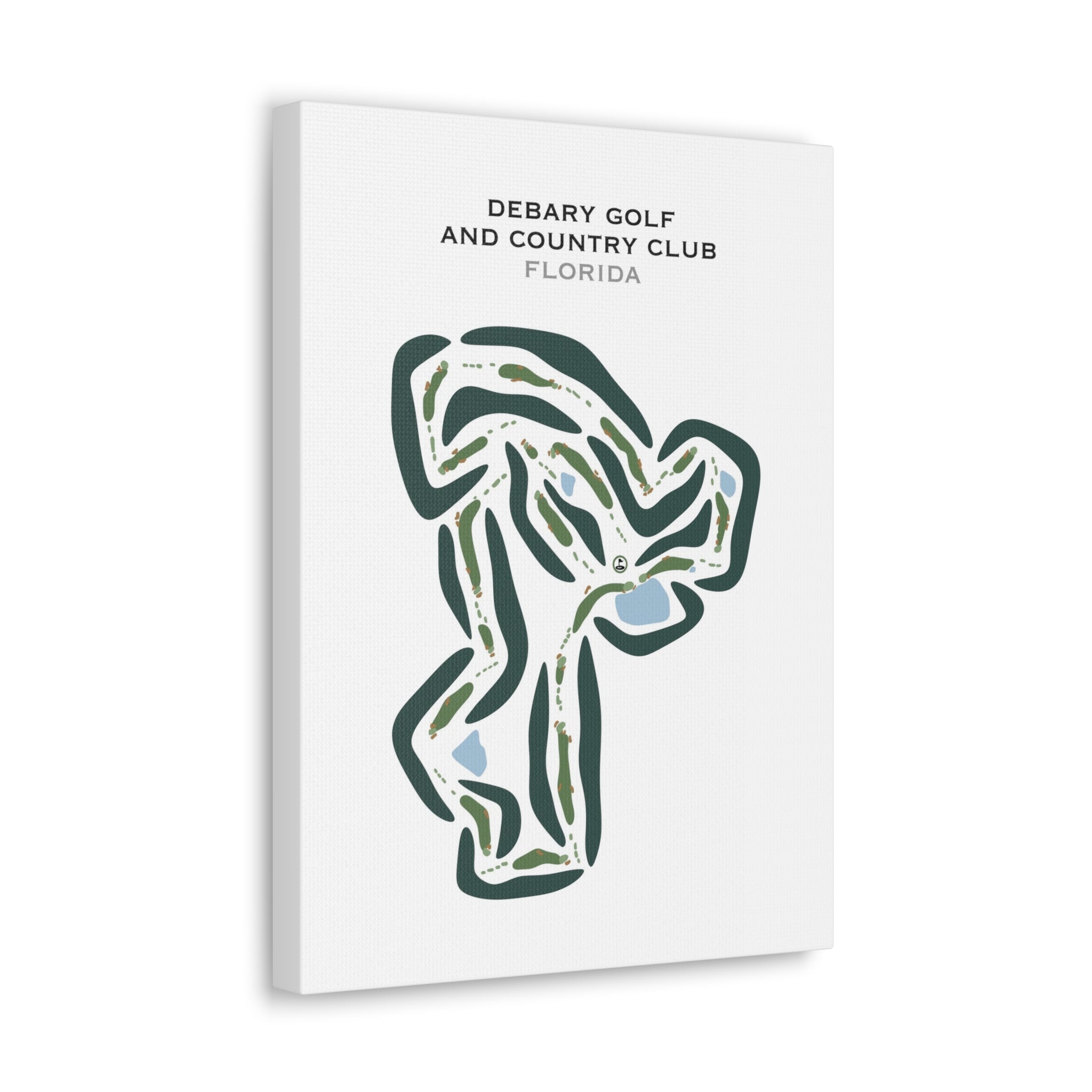 DeBary Golf & Country Club, Florida - Printed Golf Course
