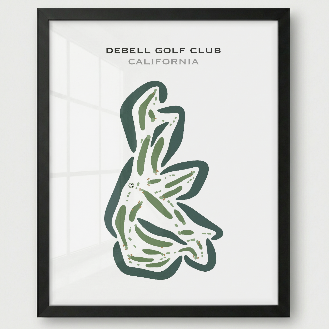 DeBell Golf Club, California - Printed Golf Courses