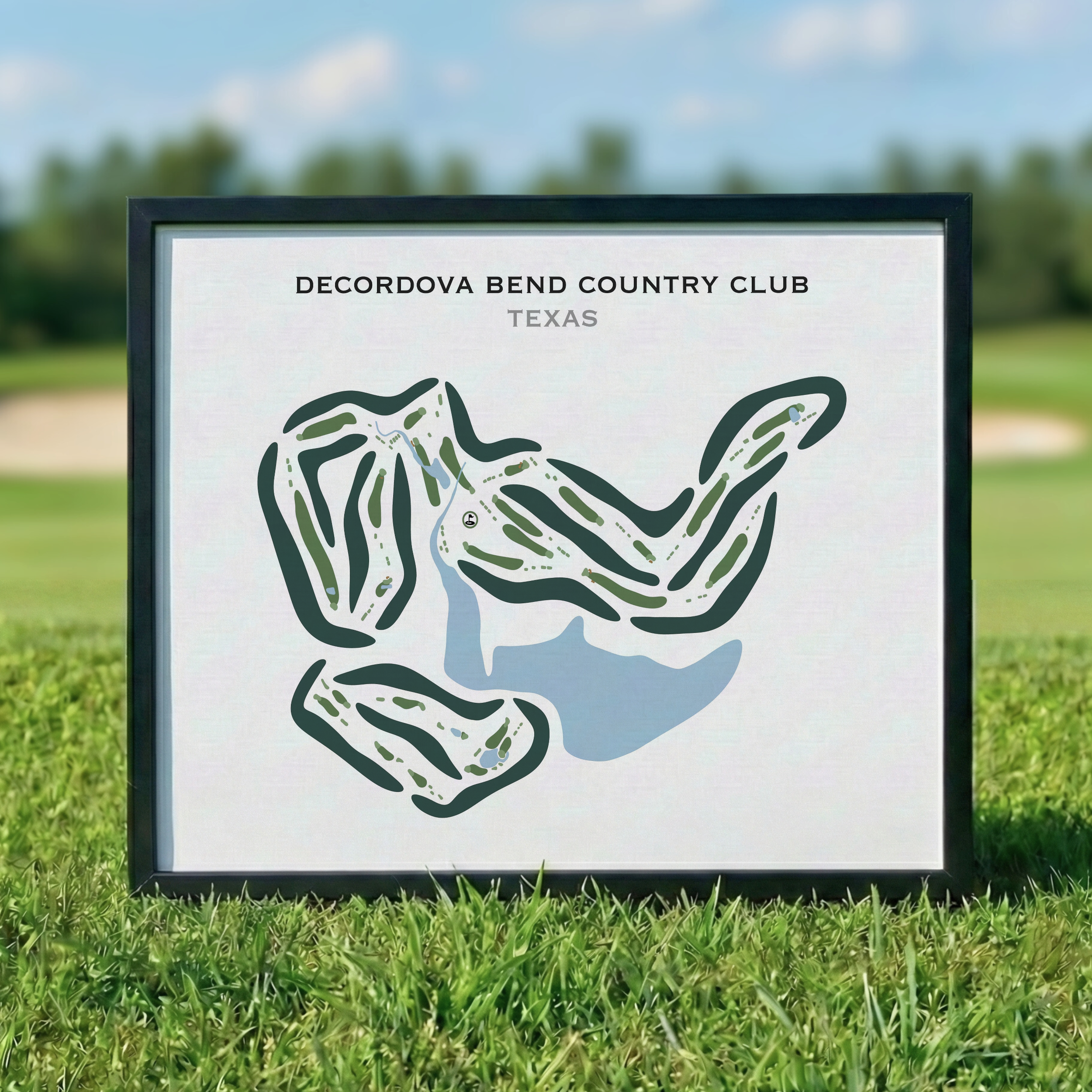 Decordova Bend Country Club, Texas - Printed Golf Courses