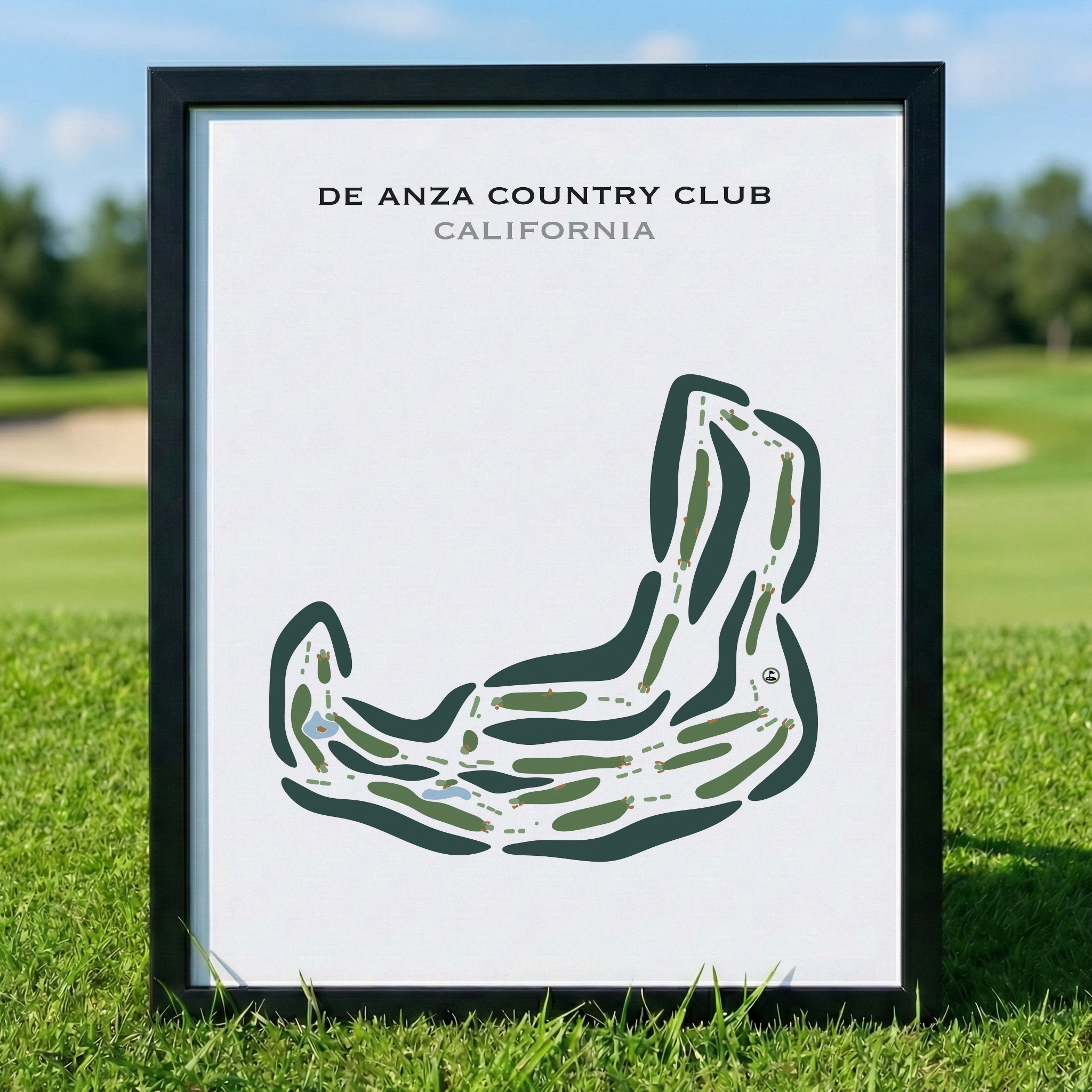De Anza Country Club, California - Printed Golf Courses