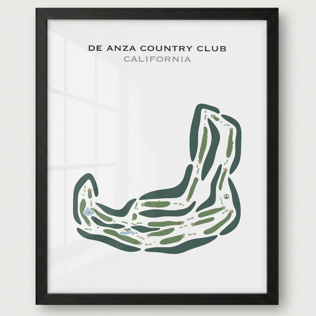 De Anza Country Club, California - Printed Golf Courses