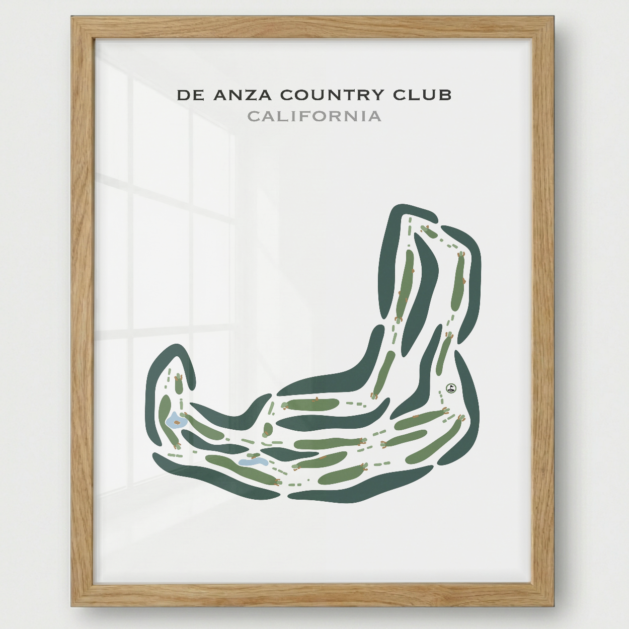 De Anza Country Club, California - Printed Golf Courses