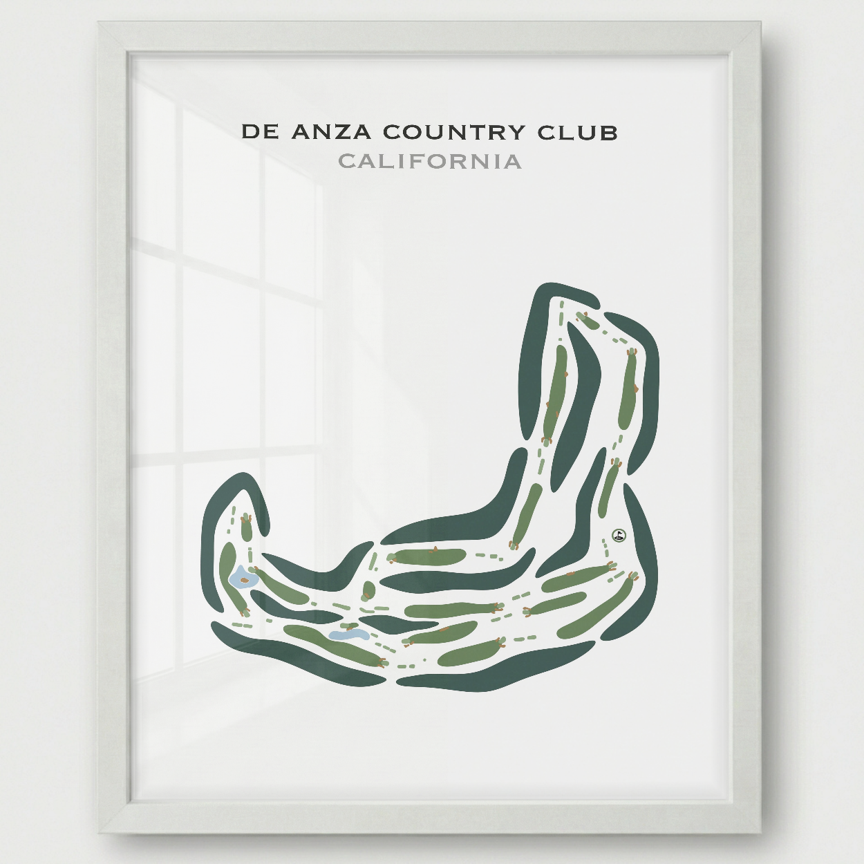 De Anza Country Club, California - Printed Golf Courses