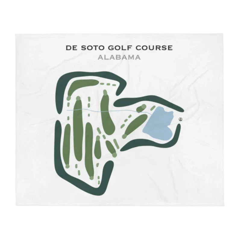 De Soto Golf Course, Alabama - Printed Golf Course
