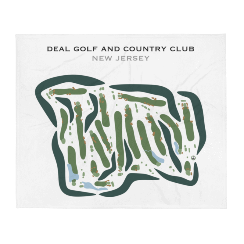 Deal Golf & Country Club, New Jersey - Printed Golf Courses