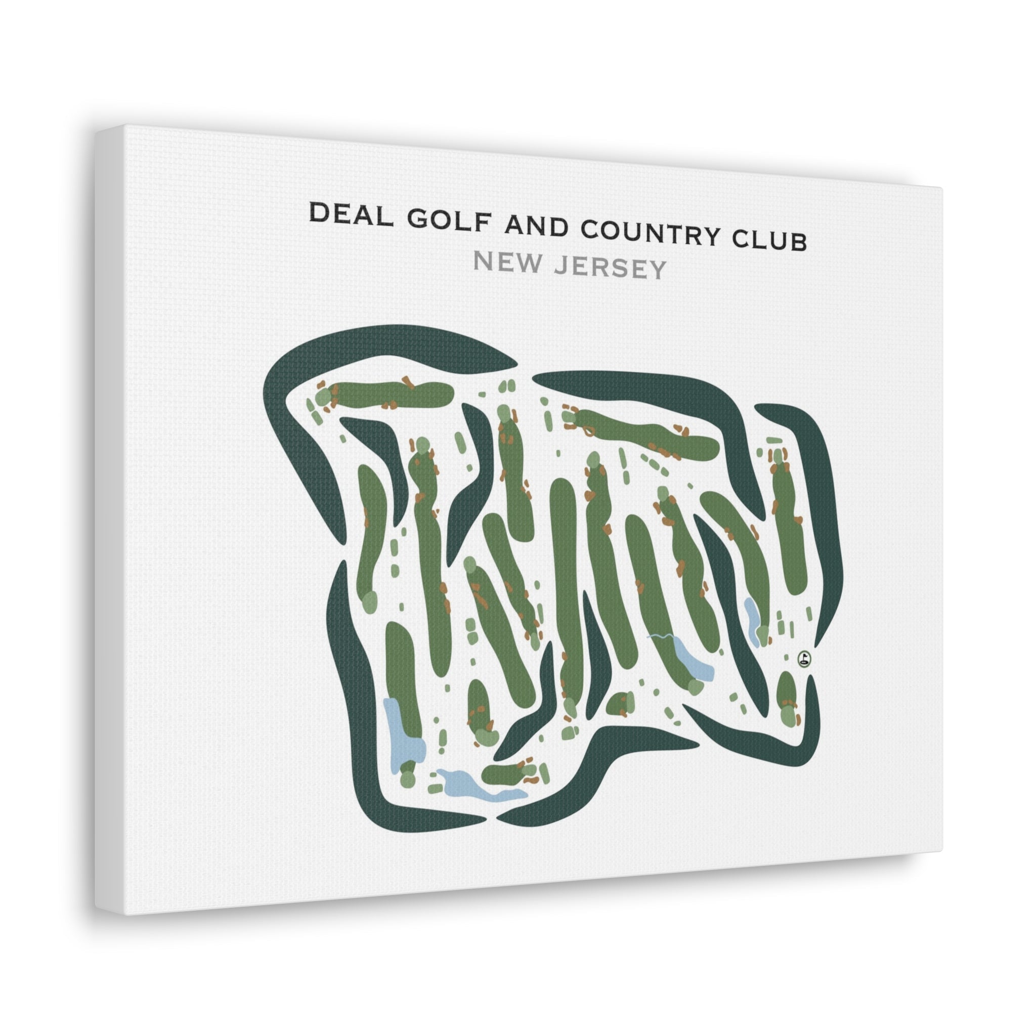 Deal Golf & Country Club, New Jersey - Printed Golf Courses