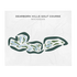 Dearborn Hills Golf Course, Michigan - Printed Golf Courses