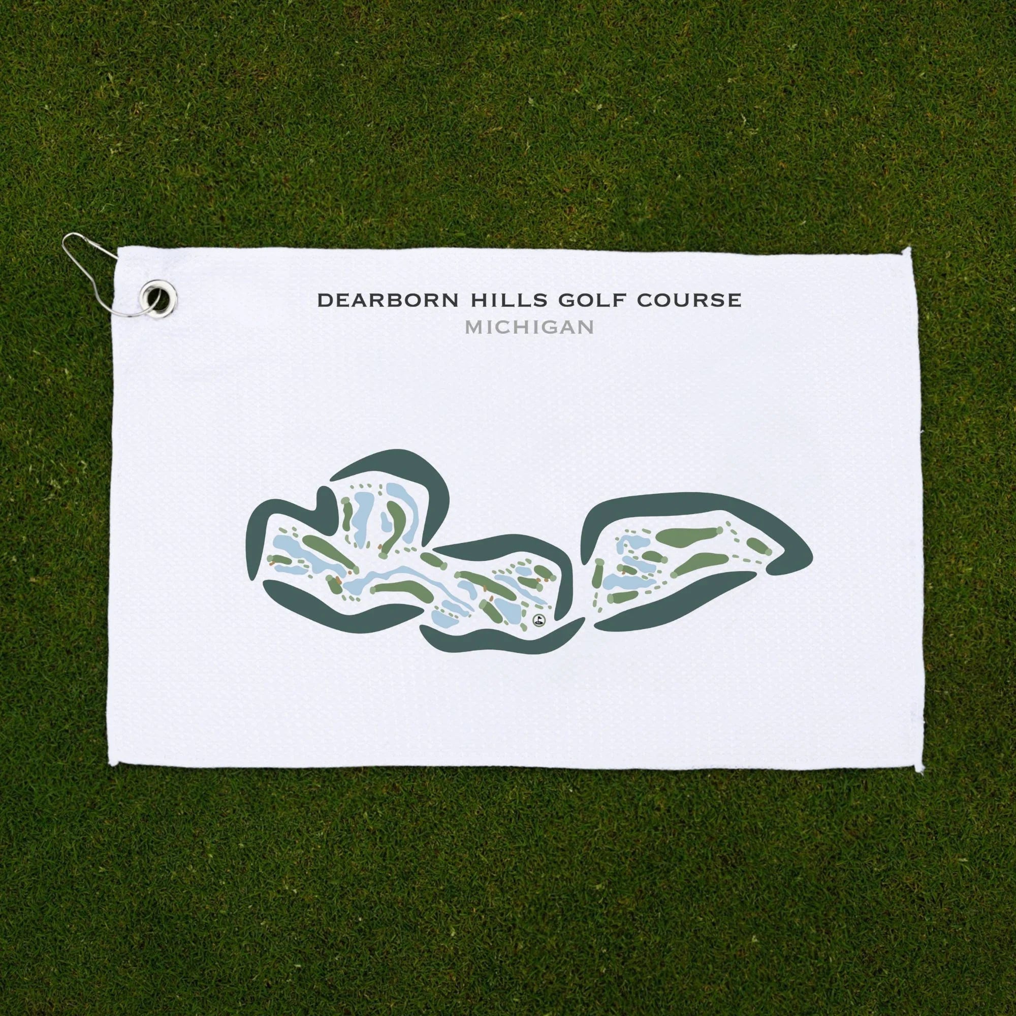 Dearborn Hills Golf Course, Michigan - Printed Golf Courses