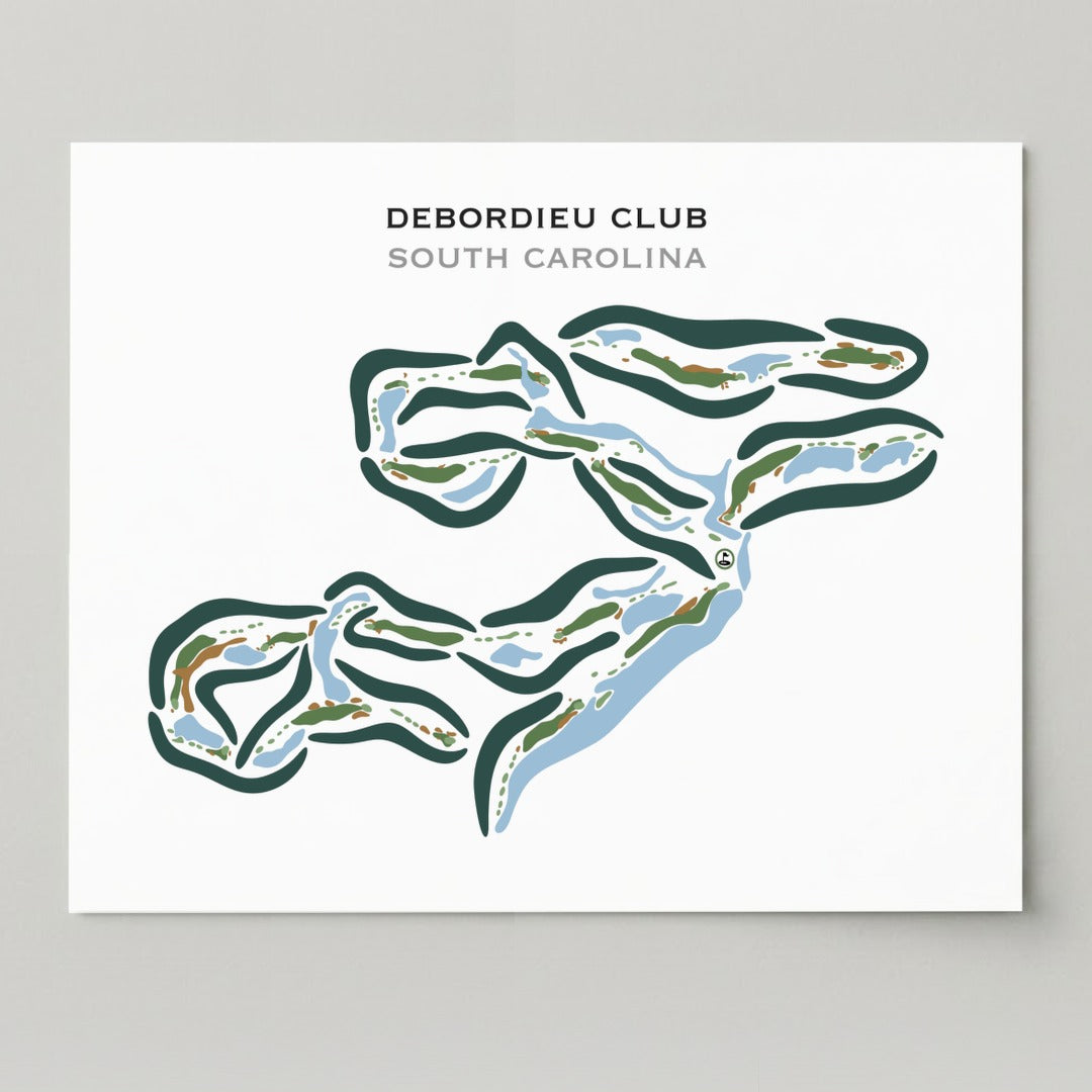 DeBordieu Club, South Carolina - Printed Golf Courses