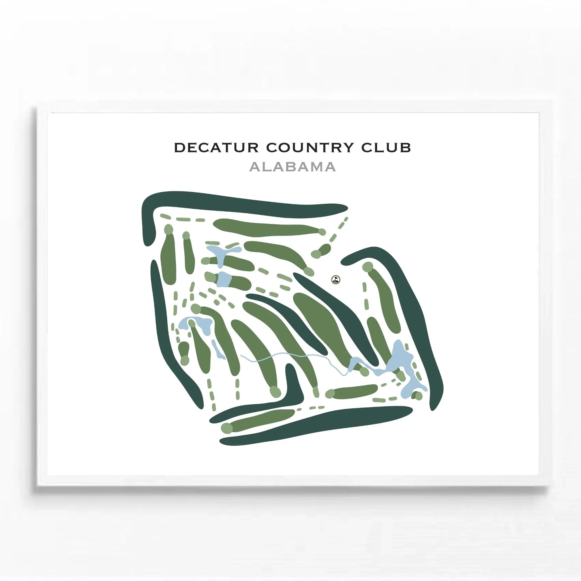 Decatur Country Club, Alabama - Printed Golf Courses