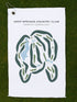 Deep Springs Country Club, North Carolina - Printed Golf Courses