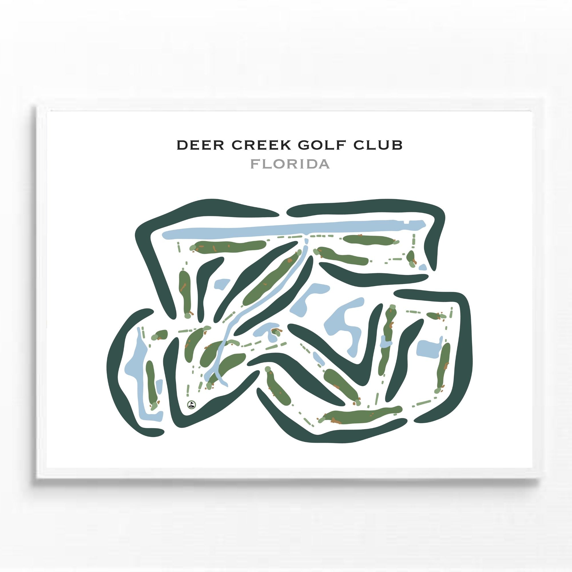 Deer Creek Golf Club, Florida - Printed Golf Courses