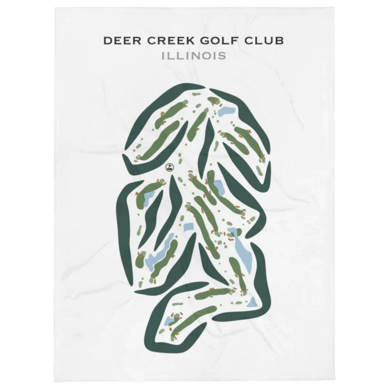 Deer Creek Golf Club, Illinois - Printed Golf Courses