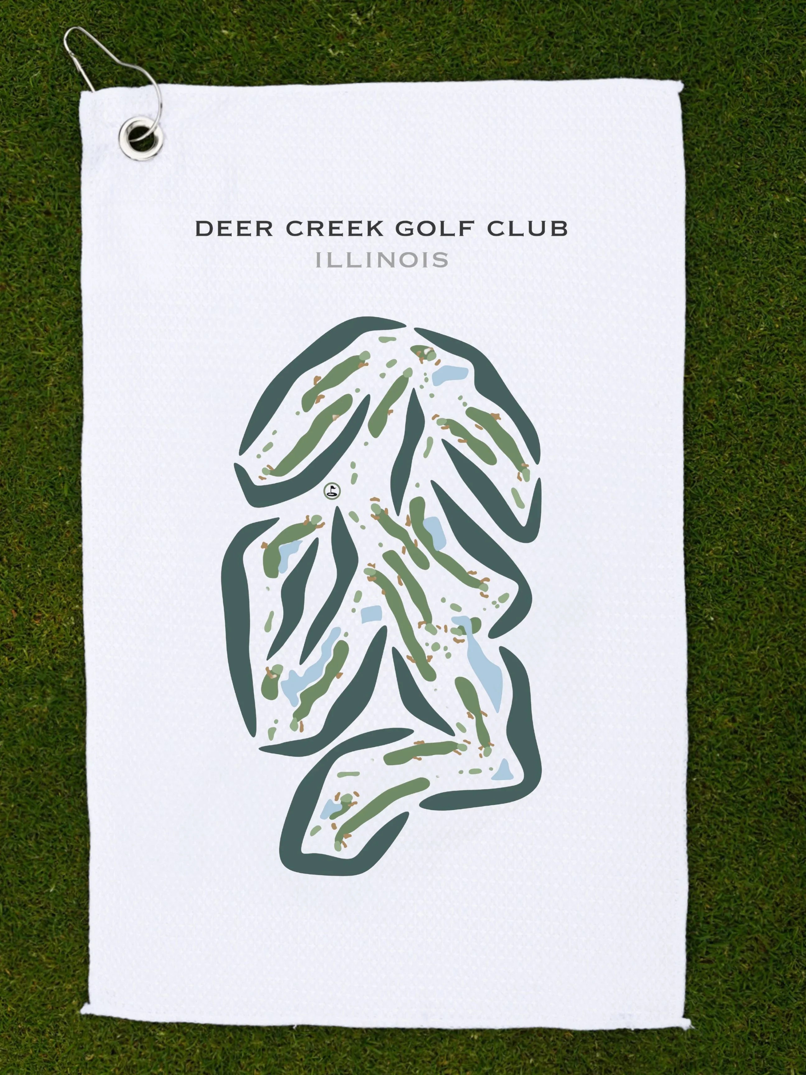 Deer Creek Golf Club, Illinois - Printed Golf Courses