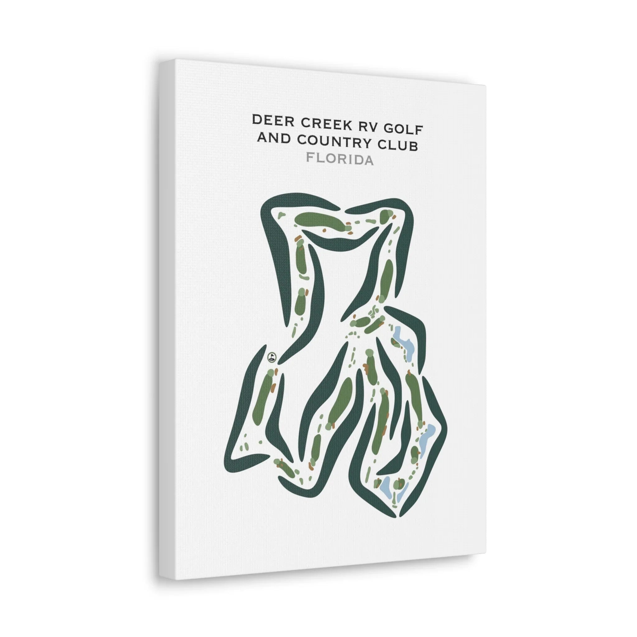 Deer Creek RV Golf & Country Club, Florida - Printed Golf Courses