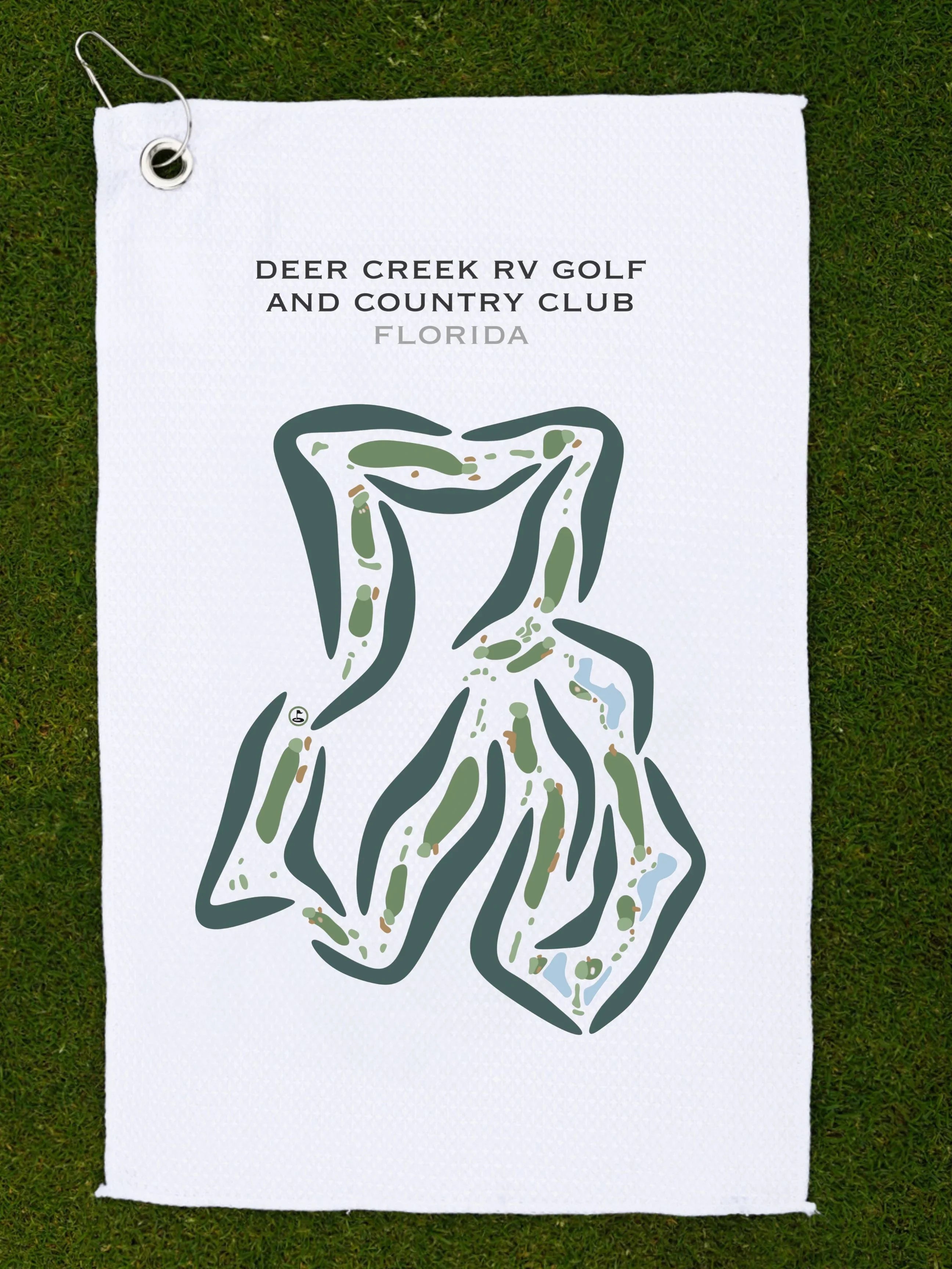 Deer Creek RV Golf & Country Club, Florida - Printed Golf Courses