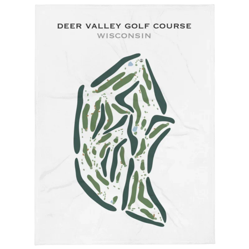 Deer Valley Golf Course, Wisconsin - Printed Golf Courses