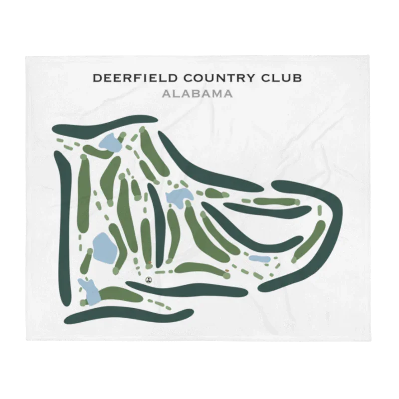Deerfield Country Club, Alabama - Printed Golf Courses
