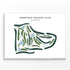 Deerfield Country Club, Alabama - Printed Golf Courses