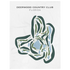 Deerwood Country Club, Florida - Printed Golf Courses